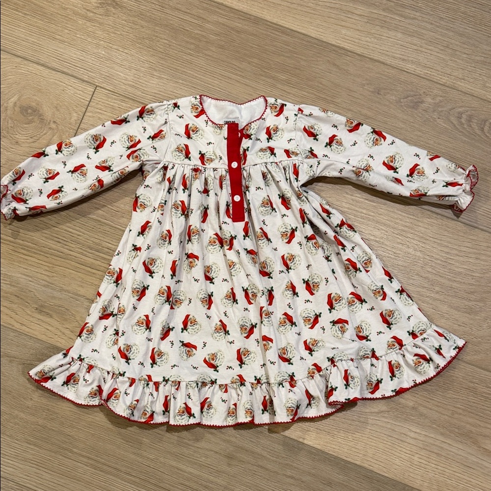 Floral Red and White Kids Pajamas